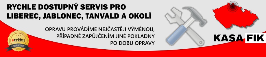 Pokladn systmy pro Elektronickou evidenci treb EET KASA FIK pro Liberec, Jablonec, Tanvald a okol